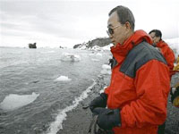 Ban-Ki Moon in Antarctica