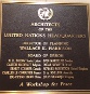 UN Architects Plaque