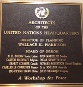 UN Architects Plaque